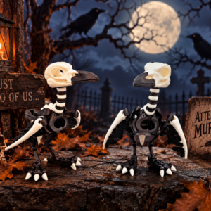 Attempted Murder – 3D Printed Crow Skeletons